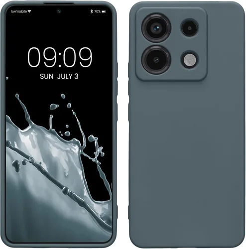 Vista 47 de kwmobile Funda compatible con Xiaomi Redmi Note 9S / 9 Pro / 9 Pro Max - Funda protectora de silicona TPU suave y delgada - Negro mate