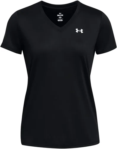 Vista 3 de Under Armour Cuello en V de manga corta Tech para mujer