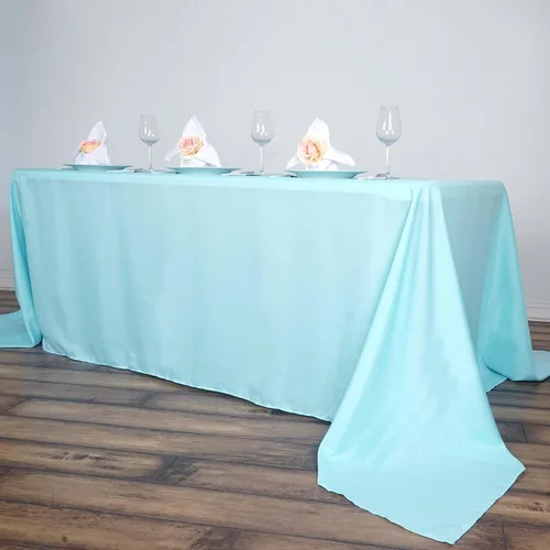 Vista 139 de Efavormart - Mantel redondo de poliéster de 108 pulgadas, 108 pulgadas, para bodas, fiestas, banquetes, restaurantes, color verde manzana