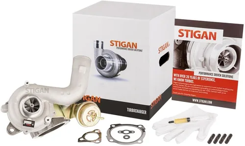 Vista 7 de Nuevo turbocompresor Stigan Turbo para Volkswagen VW Golf GTI Jetta GLI Mk4 y nuevo escarabajo 1.8T w/código de motor AWV - Stigan 847-1028 nuevo