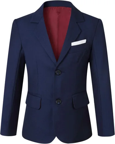 Vista 4 de Conjunto de trajes ajustados para niños pequeños, marino