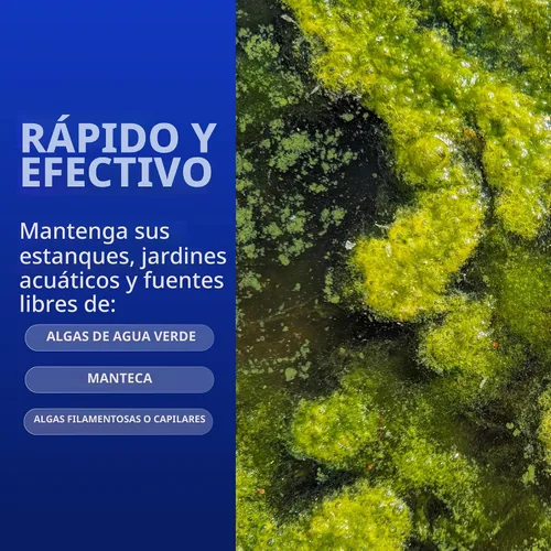 Vista 3 de API POND ALGAEFIX - Botella de 8 onzas para control de algas