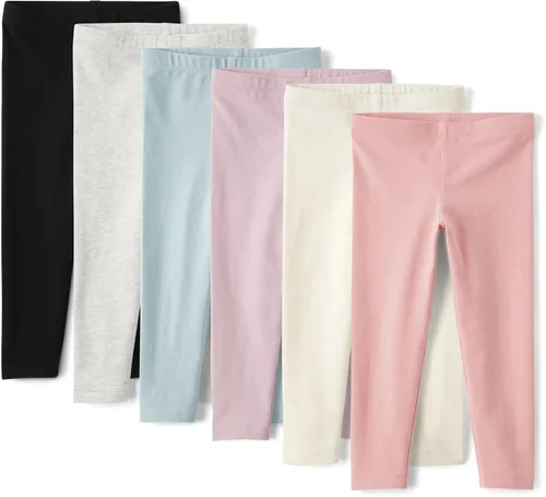 Vista 8 de The Children's Place and Toddler Assorted Solid Leggings, Multipacks