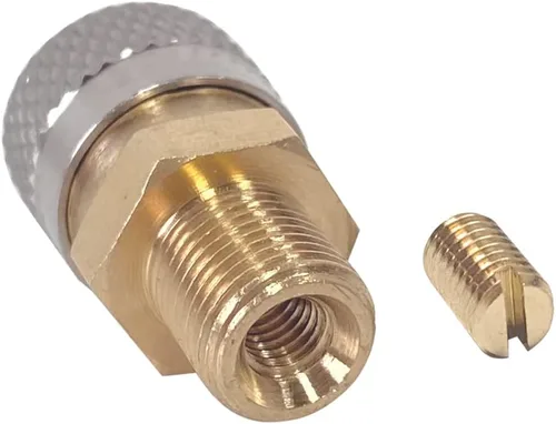 Vista 3 de Adaptador universal de enchufe de desconexión rápida de rosca macho BSPP de 1/8 pulgadas, hembra de desconexión rápida a 1/8 pulgadas BSPP macho