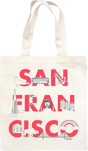 Vista 7 de MAPTOTE Bolsa de lona de comestibles, bolsa de lona de algodón reutilizable para compras, viajes a la playa y viajes, respetuosa con el medio