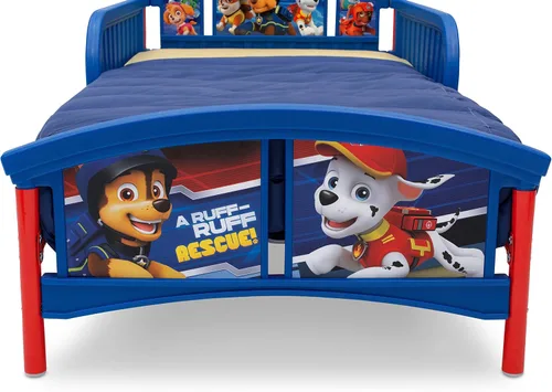 Vista 6 de Delta Children Cama para niños pequeños de plástico, Nick Jr. PAW Patrol