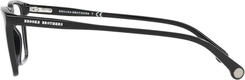 Vista 4 de Brooks Brothers BB2037 - Marcos cuadrados para gafas de prescripción para hombre lente negrodemostración 2244in Negro blackDemo Lens 57 mm