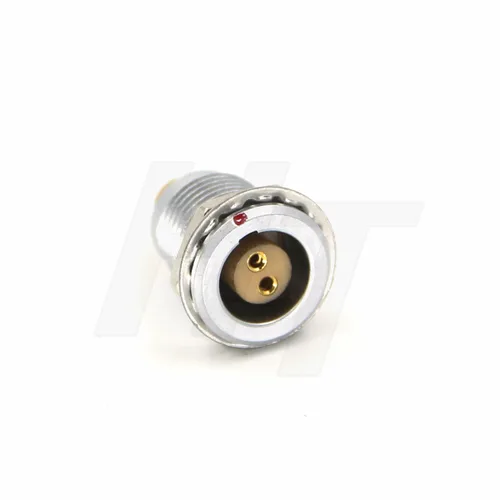 Vista 7 de HangTon FHG.0B - Conector de alimentación de ángulo recto de 2 pines, enchufe circular de cable macho para ARRI, monitor de cámara, batería EVF