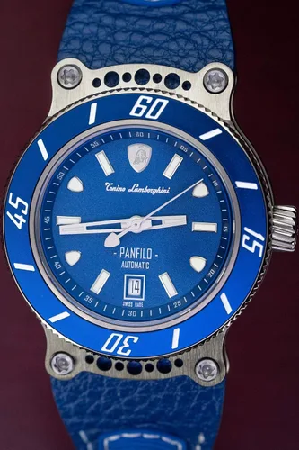 Vista 8 de Tonino Lamborghini Panfilo - Reloj automático azul TLF-T03-2