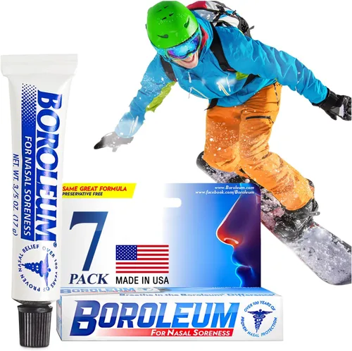Vista 10 de Boroleum para dolor nasal, tubo de 17 gramos, 3/5 onzas