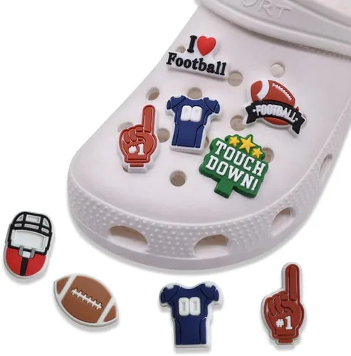 Vista 3 de Intereses deportivos Zapatos Encantos Esquí Surf Natación Zapatos Decoración Hobby Ejercicio Deportes PVC Lindo Zueco Pin Sandalias Accesorios DIY