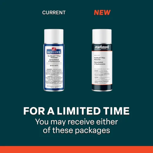 Vista 2 de Mohawk Finishing Products No-Blush Plus Retardador, aerosol solvente M103-0475, 13 onzas
