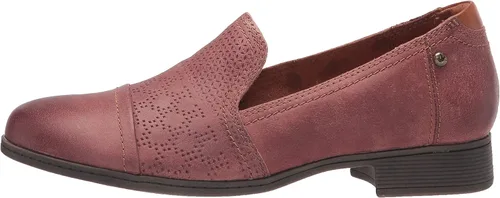 Vista 8 de Cobb Hill Crosbie - Mocasines sin cordones para mujer, Rojo, 7 ancho