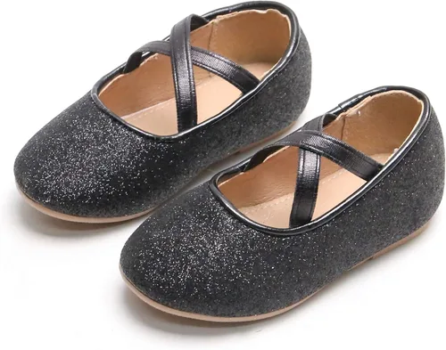 Vista 2 de Otter MOMO Zapatos planos de bailarina para niña, con lazo decorativo, ideales para llevar con vestido y combinan bien con flores, para escuela