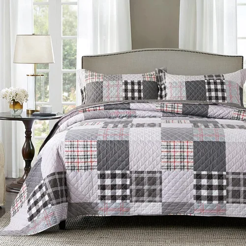 Vista 60 de Travan Juegos de Edredón de 2 Piezas Twin con Sham, Ropa de Cama de Gran Tamaño, Colcha Reversible, Juego de Cubrecama Suave, Tamaño Twin