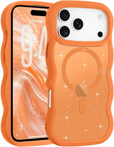 Vista 67 de Pepmune - Funda para iPhone 12 Pro Max con marco ondulado y estructura rígida, color mate claro, cubierta trasera unisex, compatible con Magsafe