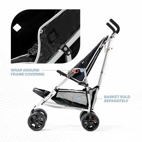 Vista 3 de Coche XL Silla de Paseo para Necesidades Especiales, Silla de Discapacidad para Niños Mayores, Silla de Paseo de Tamaño Grande, Sistema de Plegable