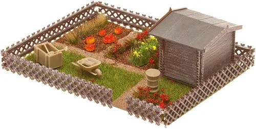 Vista 2 de Faller 180492 Asignación con paisaje de casa de jardín y accesorios