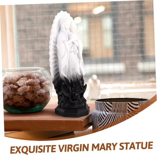Vista 2 de DECHOUS Estatua Adornamento de escritorio Estatua de resina de escritorio Estatua de María Estatua de resina Estatua de resina Artesanía Estatua