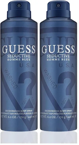 Vista 7 de Guess Guess Seductive Homme Blue Men Body Spray, 6 onzas (Paquete de 1)