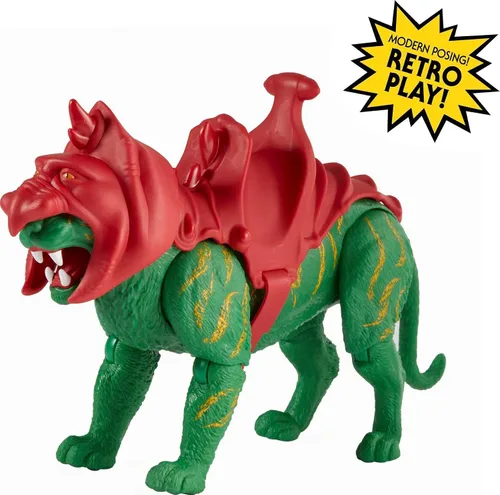 Vista 8 de Masters of the Universe Origins Battle Cat - Figura de acción de 6.75 pulgadas, criatura eterniana leal de He-Man para contar historias MOTU