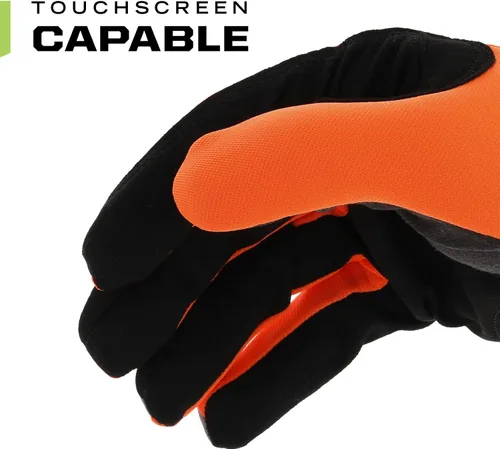 Vista 3 de Guantes FasFit de seguridad fluorescentes y reflectantes Mechanix Wear (anaranjado)