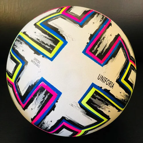 Vista 7 de Balón de fútbol famoso del partido final de la Copa del Mundo Euro 2020, diseño de 6 paneles de fútbol [tamaño oficial 5] – Perfecto
