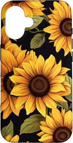 Vista 32 de Aesthetic Sunflowers Funda con diseño de flores silvestres para iPhone 17