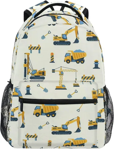 Vista 22 de Dussdil Blue Yellow Game Joysticks Backpacks for Boys Girls Kids Bookbag Elementary School Bag Travel Daypack for 3rd 4th 5th Grade Students Backpack
