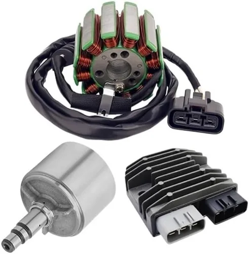 Vista 2 de Generador de motocicleta Bobina de estator de encendido y volante Rotor y rectificador para Yamaha YZF-R1 FZ-1 FZ8 5VY-15451-00-00 5VY-15451-10-00