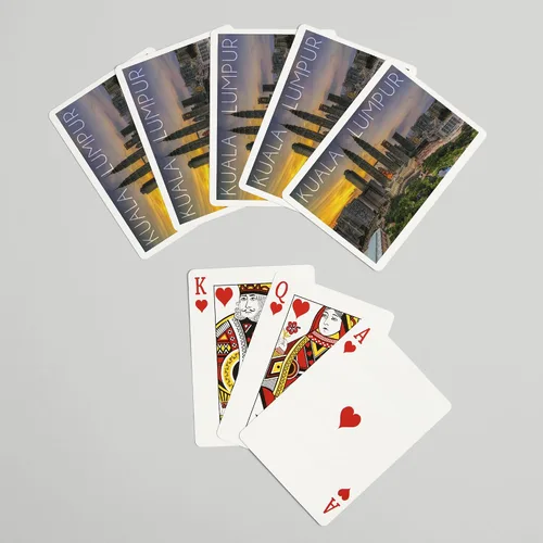 Vista 7 de Lantern Press Kuala Lumpur, Malasia, Skyline at Sunset (52 cartas de juego, baraja de cartas de tamaño póker con comodinos)
