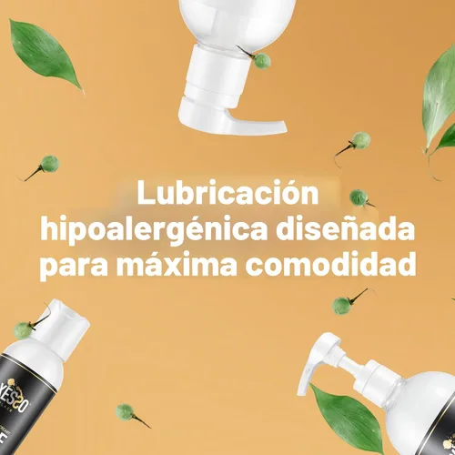 Vista 4 de XESSO Cum Lube, lubricante blanco cremoso a base de agua, 4 onzas líquidas, gel grueso hipoalergénico sin perfume para mujeres, hombres y parejas.