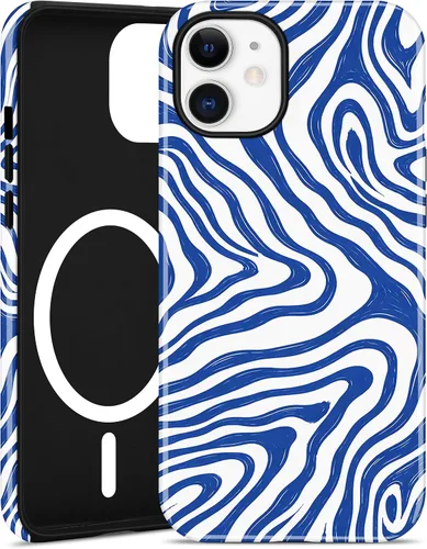 Vista 85 de Jusy Funda magnética Zebra para iPhone XR, color negro