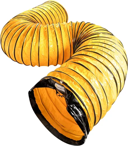 Vista 11 de MOUNTO Manguera flexible de conducto de PVC de 25 pies para ventilador de escape (8 pulgadas)