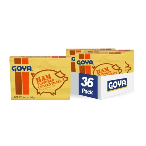 Vista 6 de Goya Foods Concentrado con sabor a jamón, reducido en sodio, 1.41 onzas (paquete de 36)