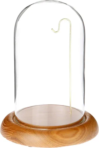 Vista 7 de Plymor Cúpula de exhibición de cristal de reloj/adorno de 4 "x 7