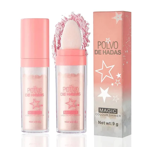 Vista 11 de Polvo De Hadas Polvo De Hadas - Polvo de Hadas 3D de Alto Brillo Polvo Suelto Purpurina Polvo de Colorete Facial Polvo Brillante para Ojos, Cara