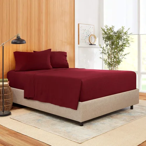 Vista 5 de Juego de ropa de cama de 800 hilos de 4 piezas, 100% algodón egipcio, color negro, sábana bajera ajustable de algodón de fibra larga, se adapta a