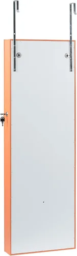 Vista 4 de LAO POPO Jewelry Armoire with Lighted Mirror, WallDoor LED Lights Can Be Hung On The Door Or Wall, Lockable Jewelry Cabinet Hanging Jewelry Organizer