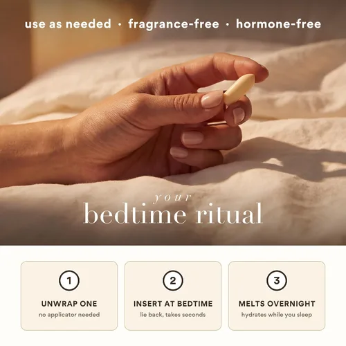 Vista 8 de Vaginal Moisturizer Suppositories for Dryness, Hyaluronic Acid (2 Pack)