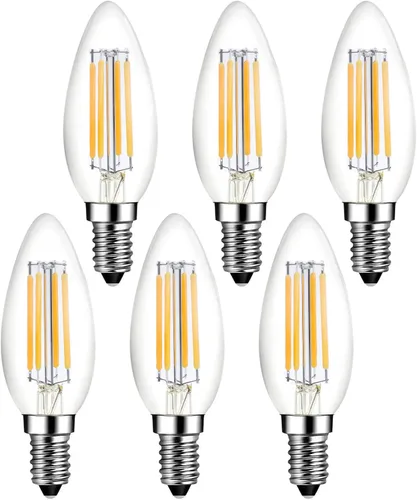 Vista 7 de Beonllay Bombilla E14 equivalente a 25 W, bombilla E14, 2700 K, color E14-2w-2700k-6pack-clear