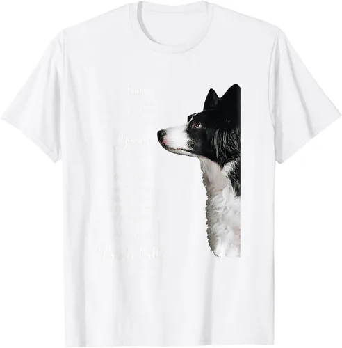 Vista 51 de Funny I Am Your Friend Your Partner Your Border Collie - Camiseta de regalo, Negro, S