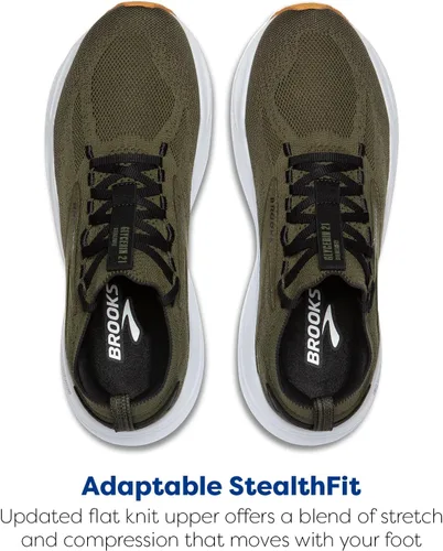 Vista 4 de Brooks Zapatillas de correr para hombre Glycerin Stealthfit 21 Neutral