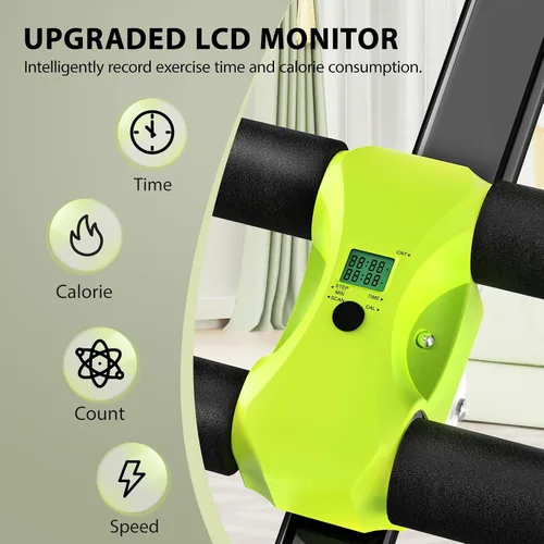 Vista 5 de Equipo de Entrenamiento Abdominal, Máquina de Abdominales para Gimnasio en Casa, Equipo de Ejercicio de Entrenador Abdominal para Ejercicio