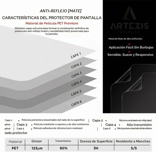 Vista 7 de Protector de pantalla para Toyota Tundra de 14 pulgadas (2022-2026) – Película de PET mate antirreflejo, antihuellas, resistente a los arañazos