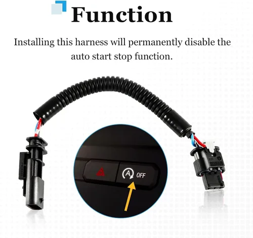 Vista 2 de Auto Start Stop Disable Eliminator Disabler Canceller Arnés de cableado compatible con Chevy Equinox Malibu Cruze 19-23 / Cadillac CT6 XT4 XT5 XT6