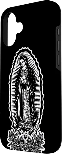 Vista 2 de Funda para iPhone 16 Nuestra Señora Virgen De Guadalupe Virgen María Tattoo Hombres Mujeres