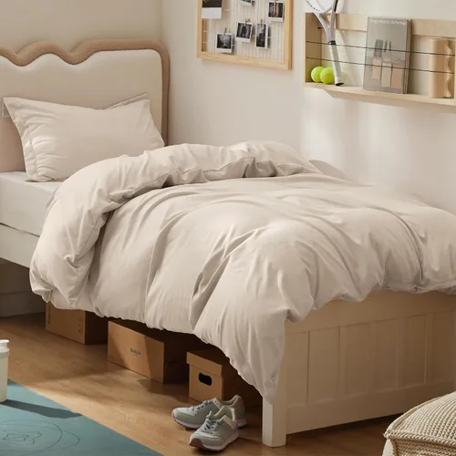 Vista 24 de Bedsure - Juego de funda de edredón tamaño individual/individual XL - Juego de ropa de cama suave de microfibra cepillada doble para niños