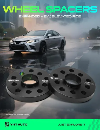 Vista 2 de YHTAUTO adaptadores para ruedas con buje céntrico 5x100/5x112mm, 20mm, compatibles con modelos Audi, Volkswagen, TT, Beetle, Golf, Jetta, Passat