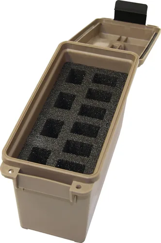 Vista 5 de MTM AC5C - Caja de munición para 5 latas, mini y MTM TMCHG, pistola táctica